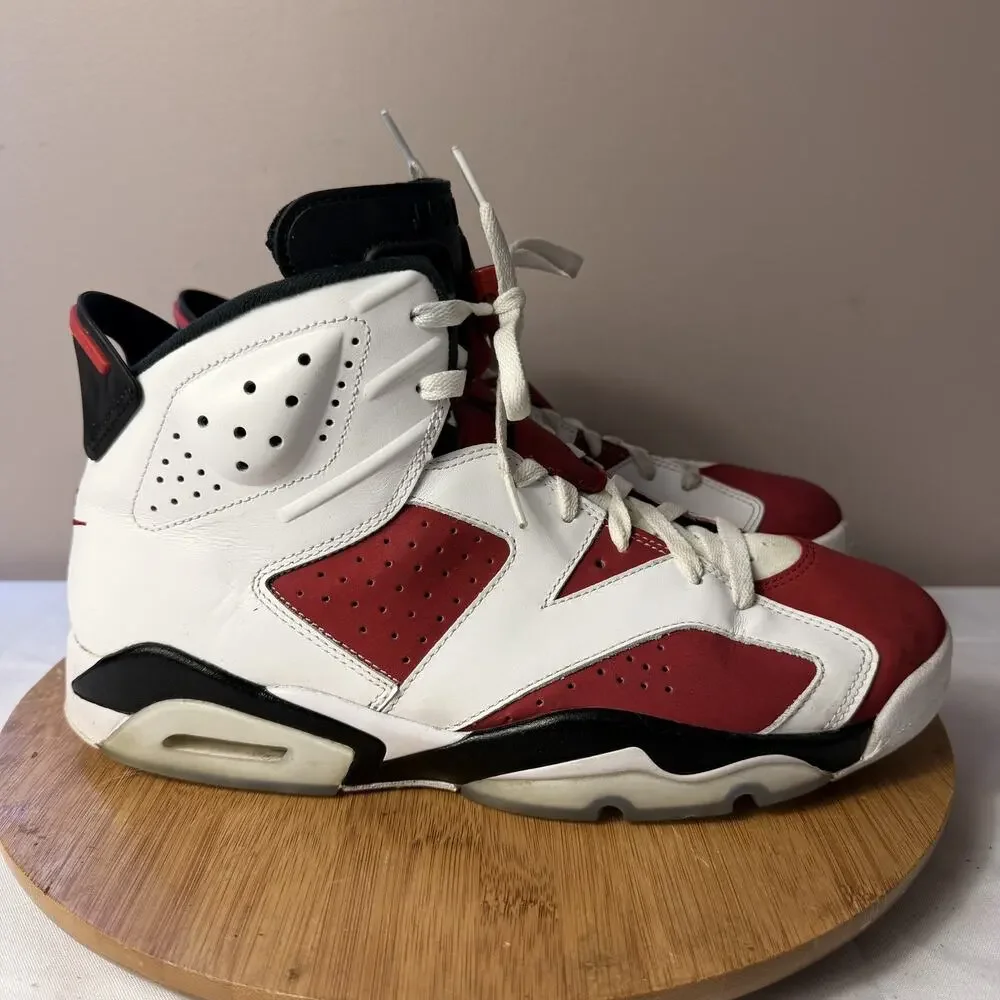 Air Jordan 6 Carmine White Red, 2021, Size 11.5, CT8529-106