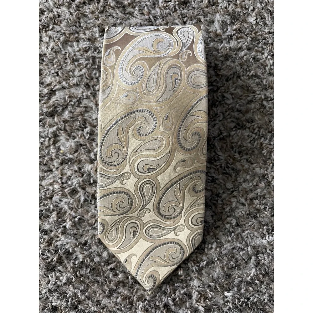 croft barrow paisley silk tie 60