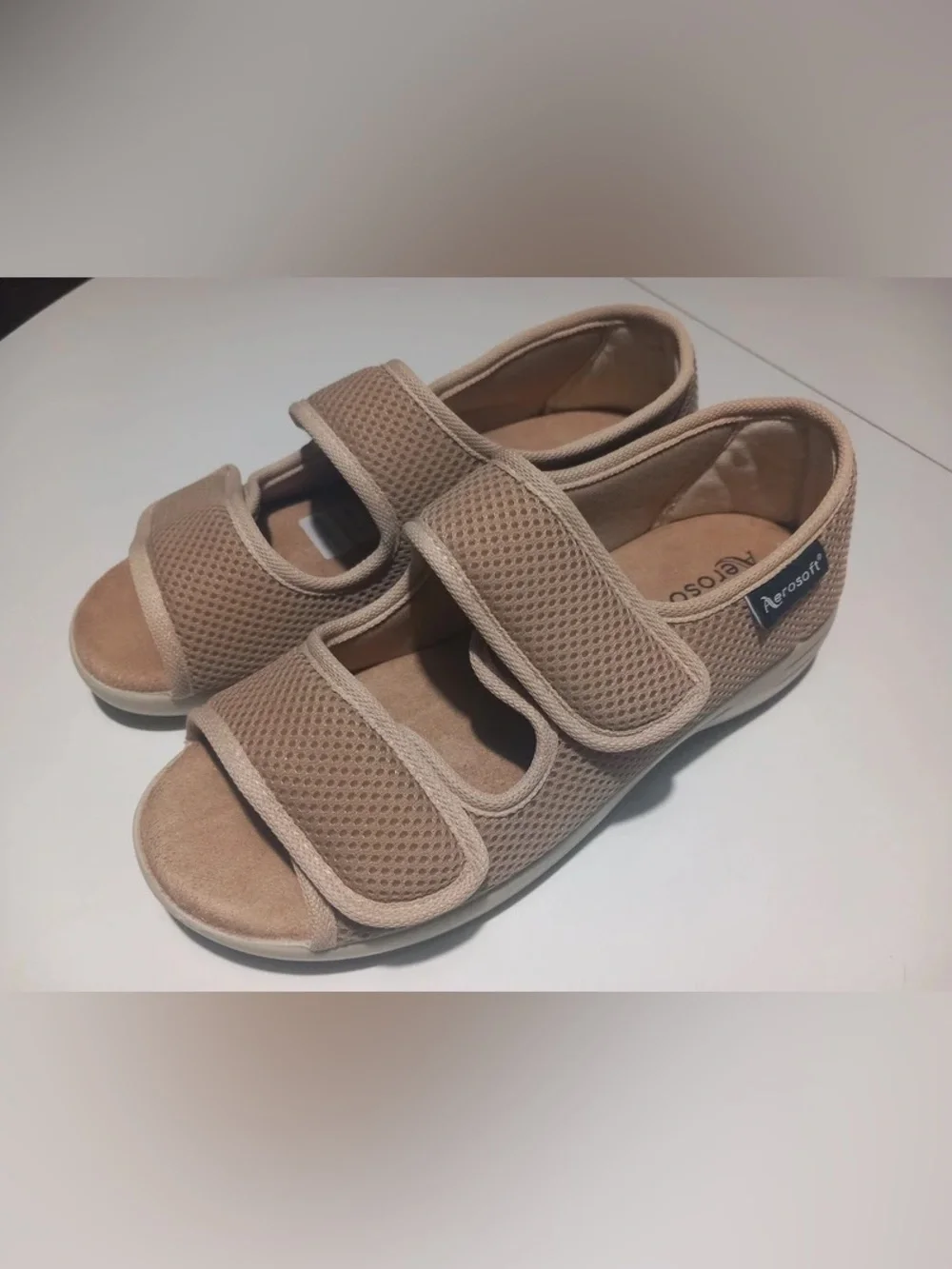 Kids Beige Adjustable Velcro Sandals
