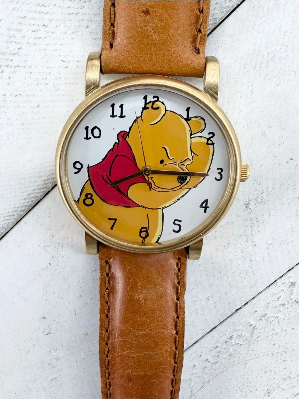 Vintage 90s Disney Winnie the Pooh Timex Thinking Watch