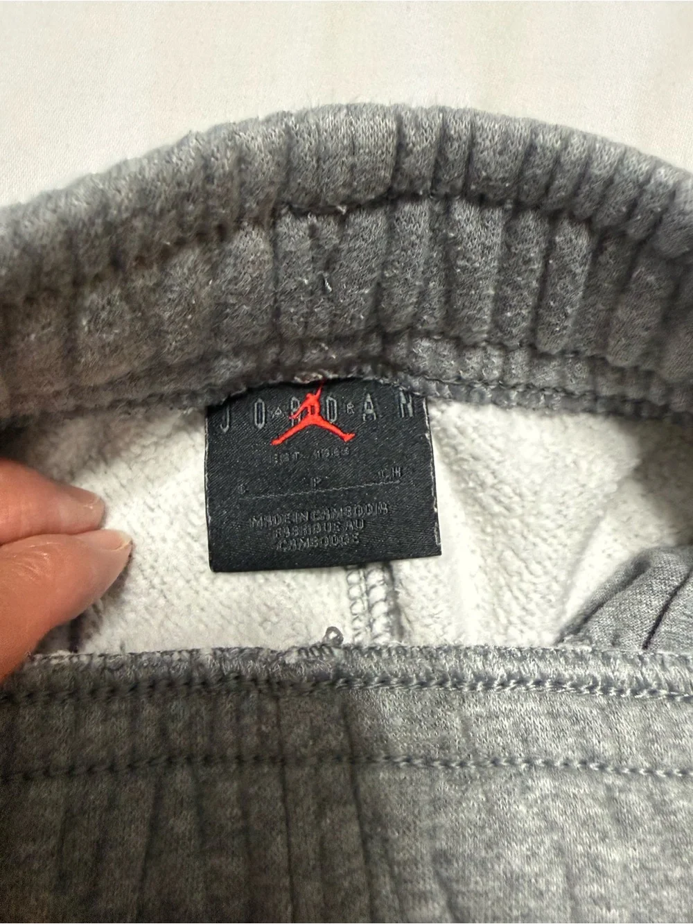Jordan Men's Gray Athletic Sweat Shorts