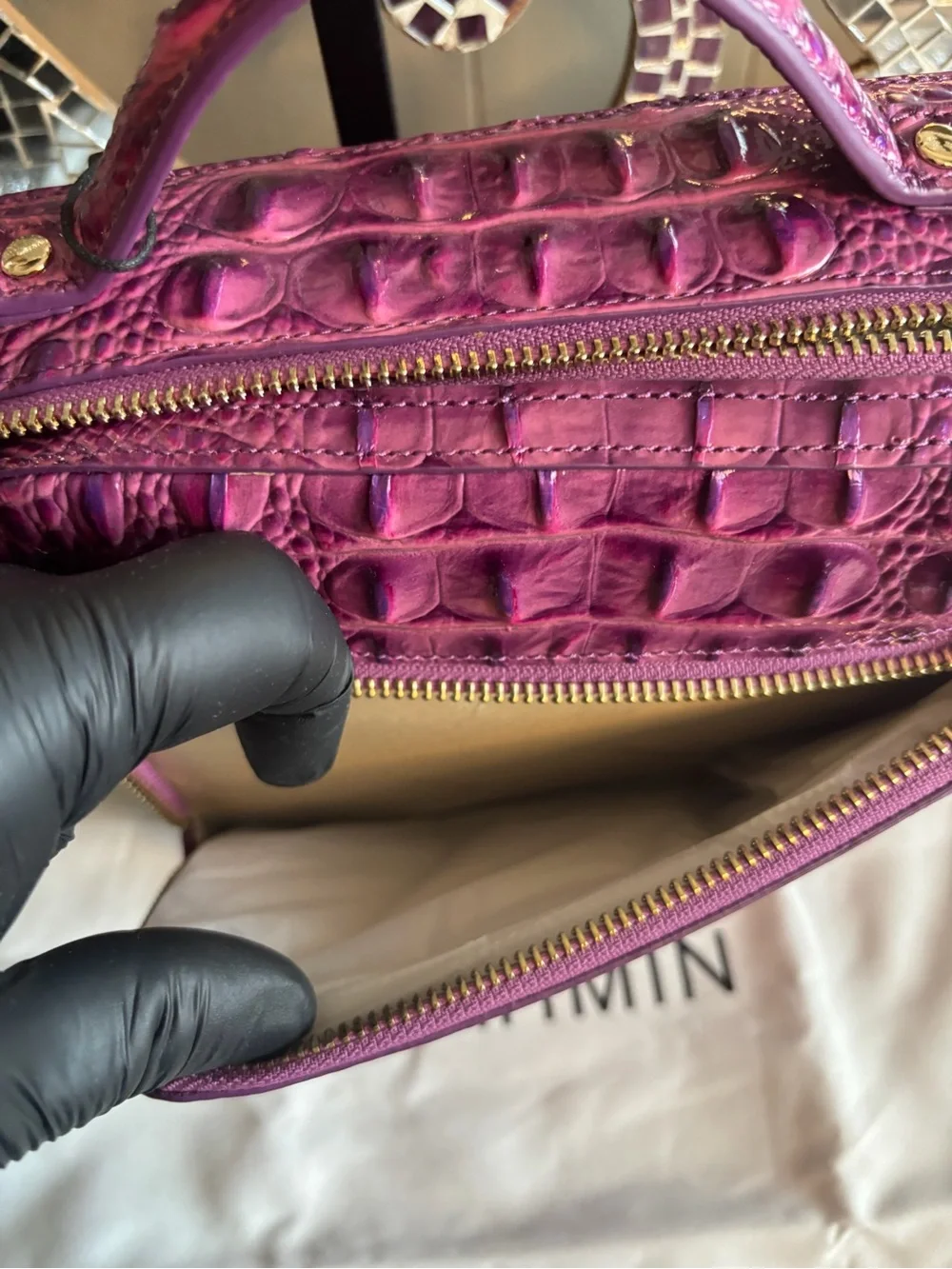 Brahmin elegant croc
