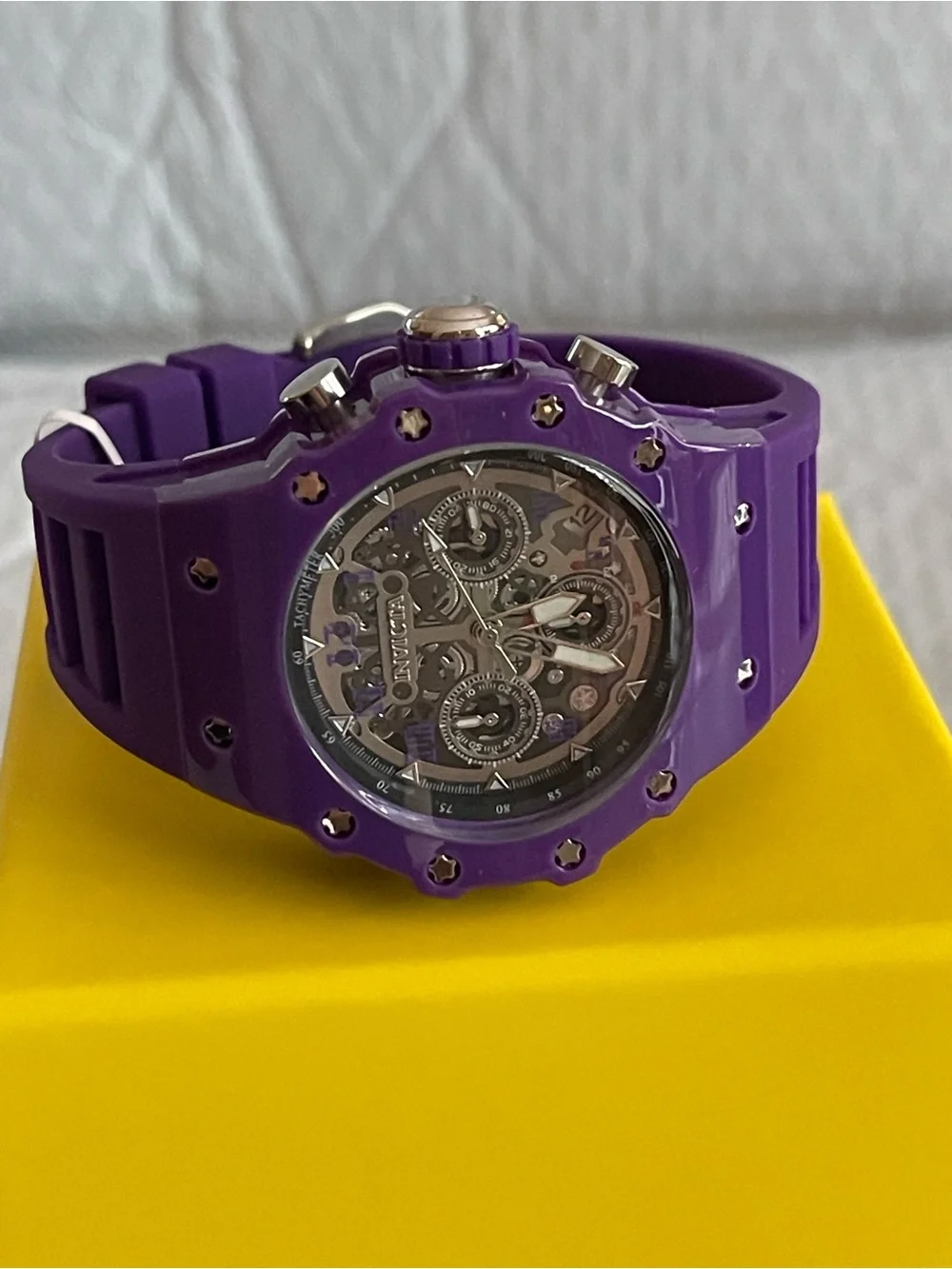 Invicta Racing Valyron Unisex Watch - 41mm, Purple (69625) new