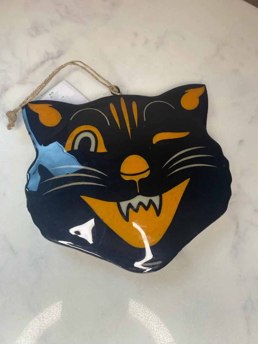 Anthropologie x Terrain Enamelware Cat Ornament