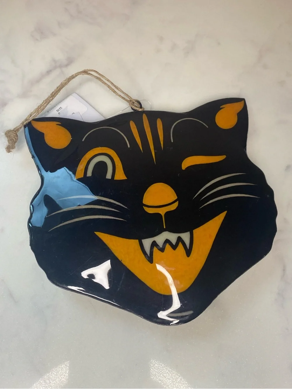 Anthropologie x Terrain Enamelware Cat Ornament