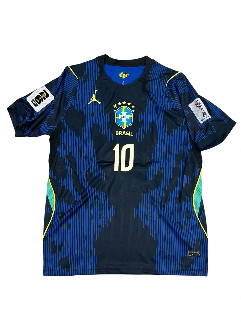 Jordan Brand Nike Brazil World Cup Away Jersey Neymar Jr #10 Men’s L