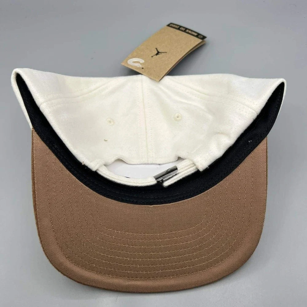 Air Jordan Flight Hat Men Medium-Large Brown Jumpman Strap Back Cap New‎ M-L