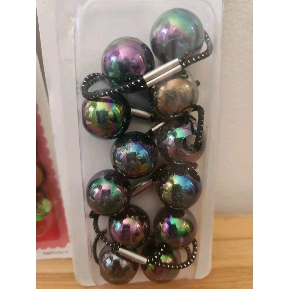 NIP LOT 2 Vintage Goody Girls 2002 (16) (6) Twin Bead Ponytail Holders Knockers