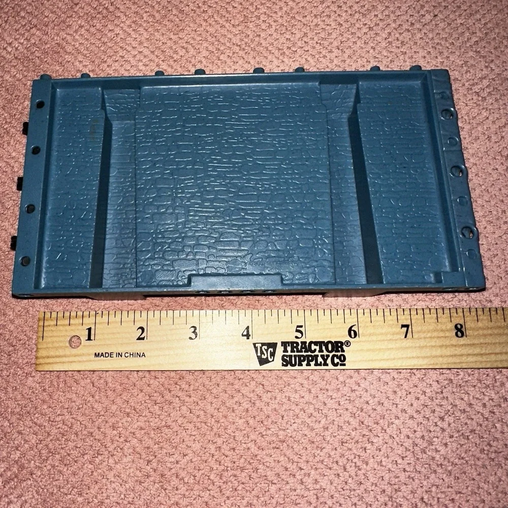 Fisher Price Imaginext Medieval Battle Castle Blue Stone Wall Replacement Part e