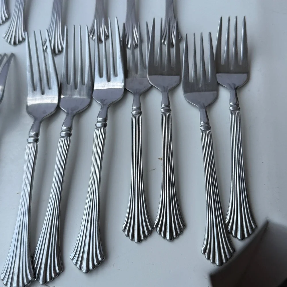 Vintage Noritake Thai Airways Flatware Lot Sherlock Holmes Spoon B-9