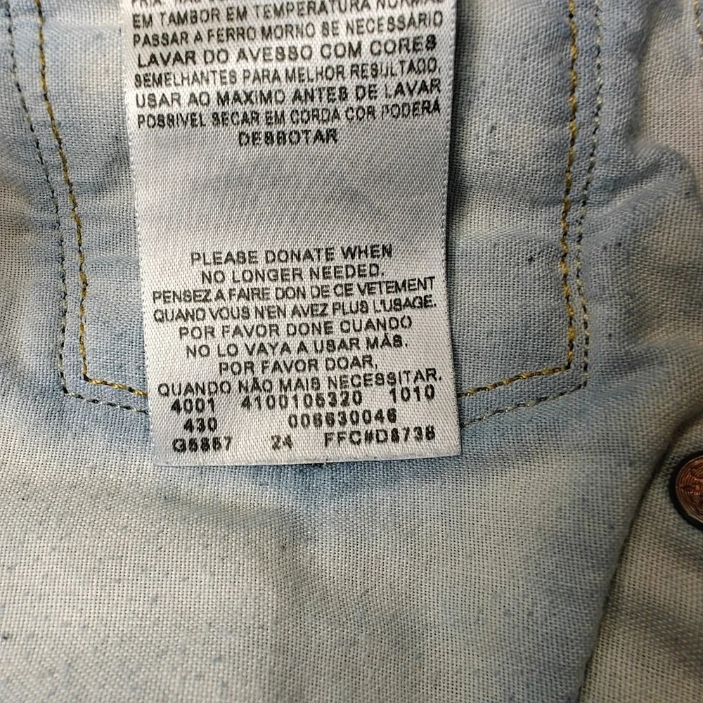 Levis 514 Slim Straight Jeans Mens 36x32 Blue Denim Flap Pocket 00514-0046