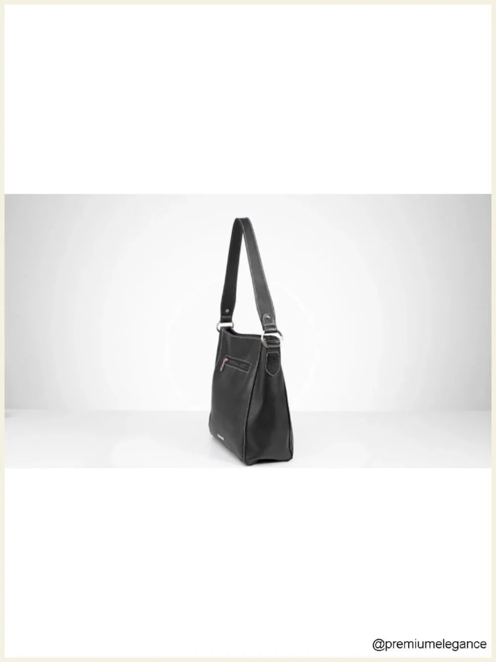 Trendy Soft Vegan Leather Hobo Shoulder Purse Handbag