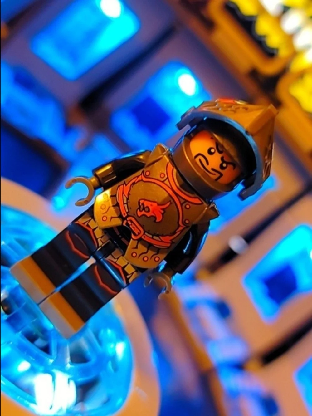 Building Block knight minifigure