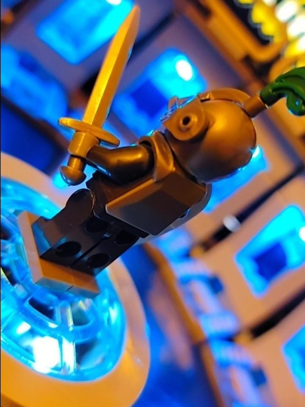 Building Block knight minifigure