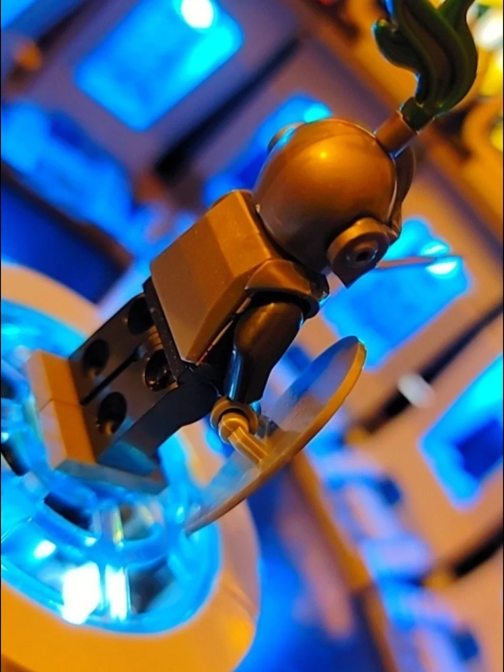 Building Block knight minifigure
