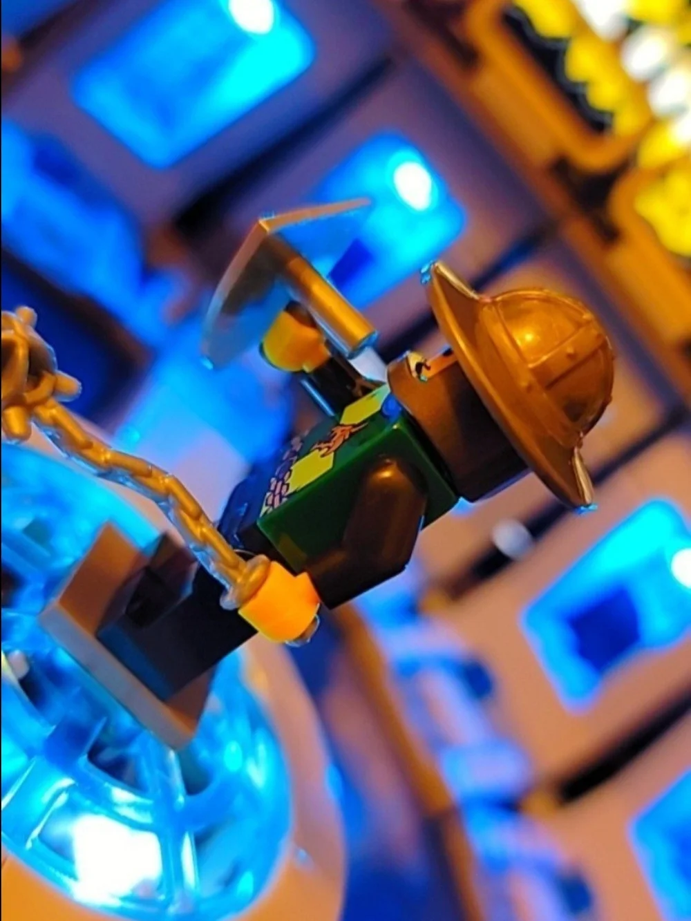 Building Block knight minifigure