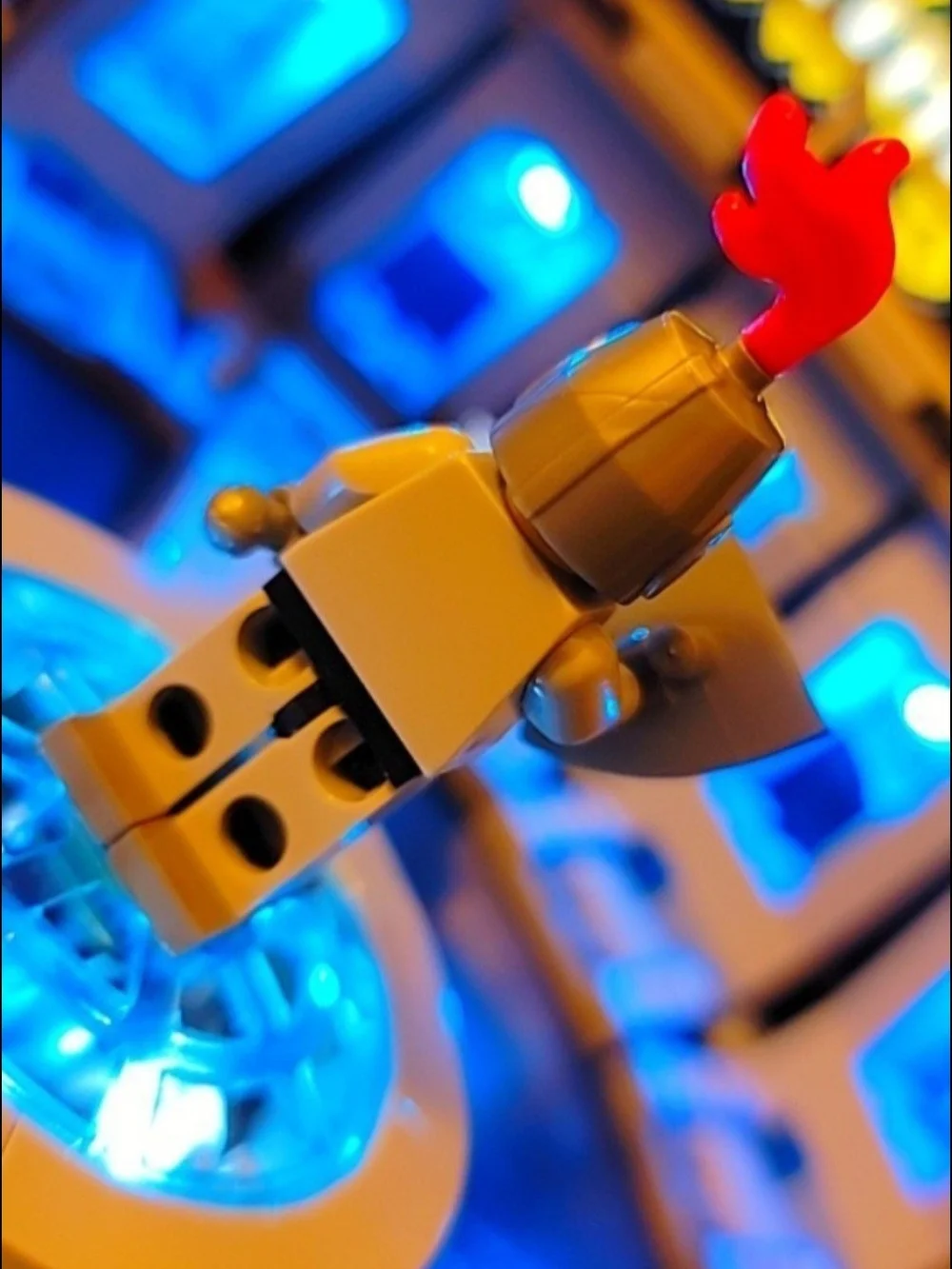 Building Block knight minifigure