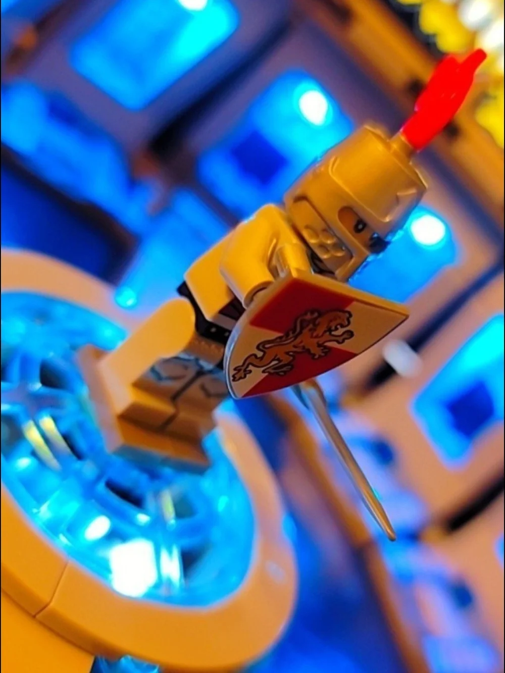 Building Block knight minifigure
