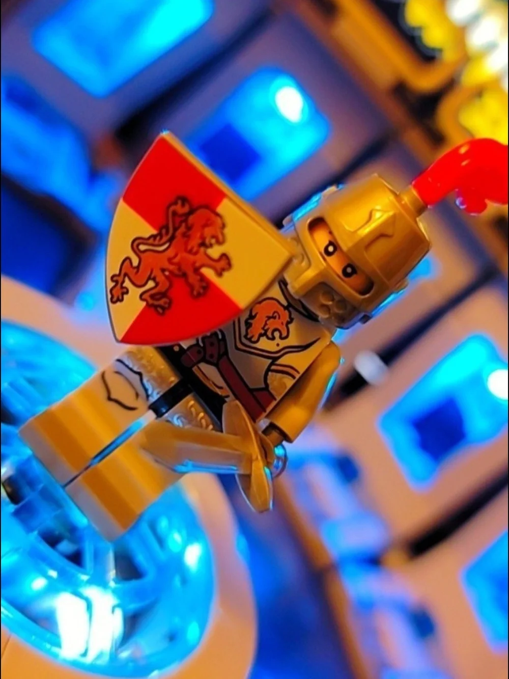 Building Block knight minifigure