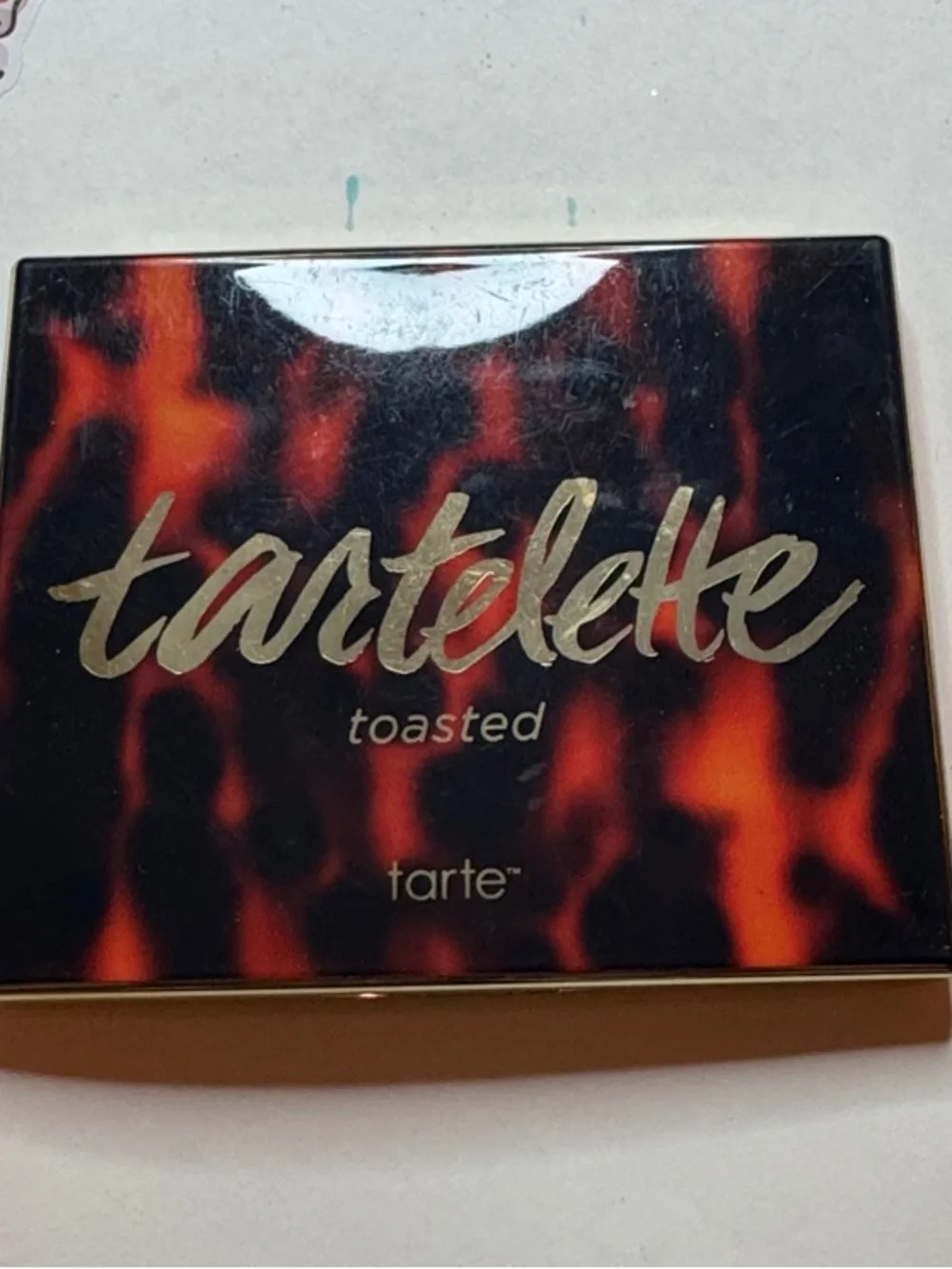 tarte Tartelette Toasted Eyeshadow Palette - Black & Orange Tortoiseshell