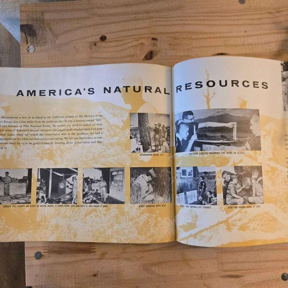 VTG 1960 BSA Jamboree Book Boy Scouts Of America Jubilee 50th Aniv. Colorado USA