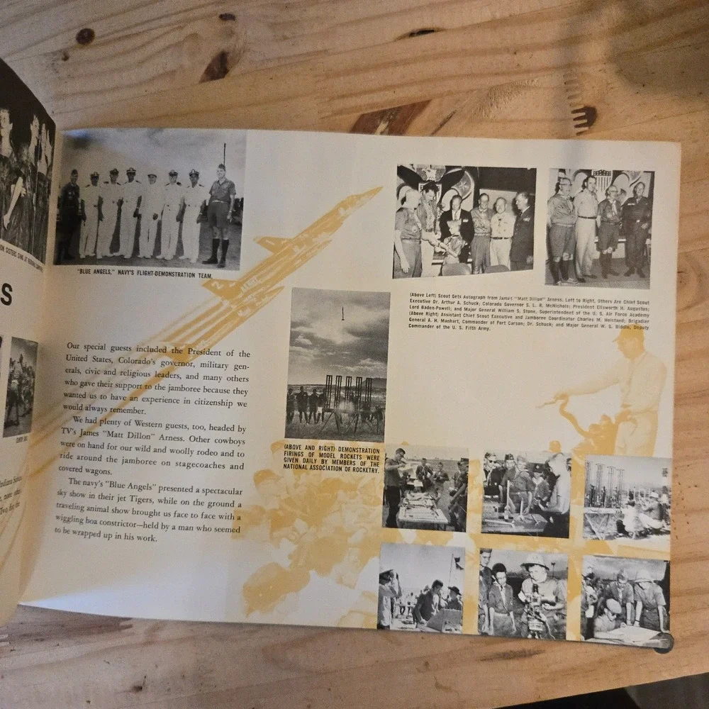VTG 1960 BSA Jamboree Book Boy Scouts Of America Jubilee 50th Aniv. Colorado USA