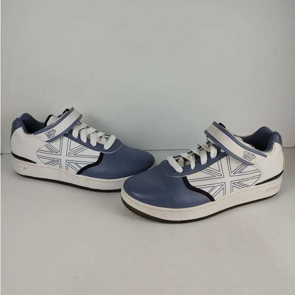 NOS Deadstock VTG Reebok Derrty One Nelly White Indigo Grey sneakers mens size 9