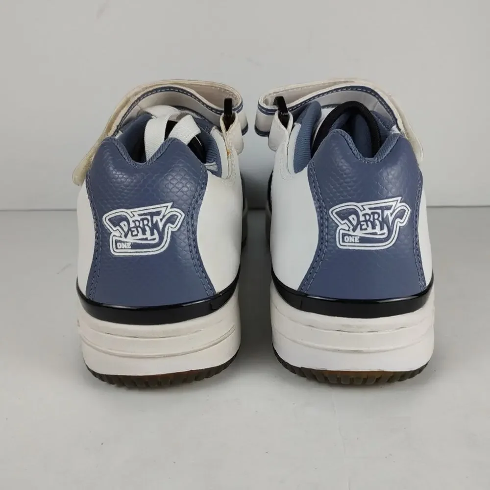 NOS Deadstock VTG Reebok Derrty One Nelly White Indigo Grey sneakers mens size 9
