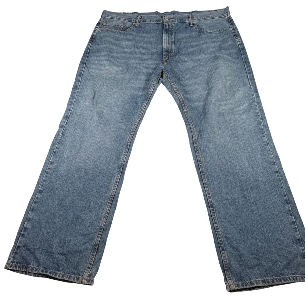 Levi's 559 Relaxed Straight Jeans Men 42x30‎ (FITS 43x31) Blue Medium Wash Denim
