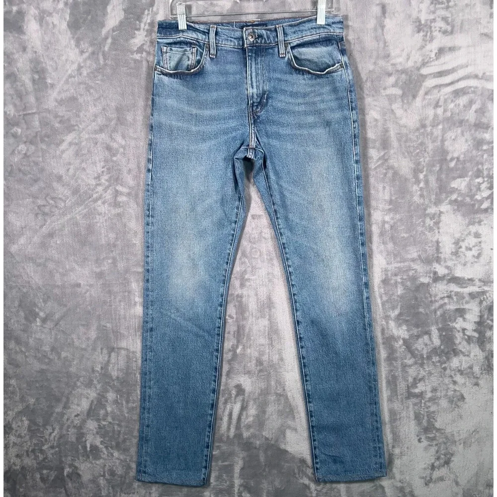 Levis Made & Crafted 511 Jeans Mens 30x34 (30x32) Selvedge Blue Slim Straight