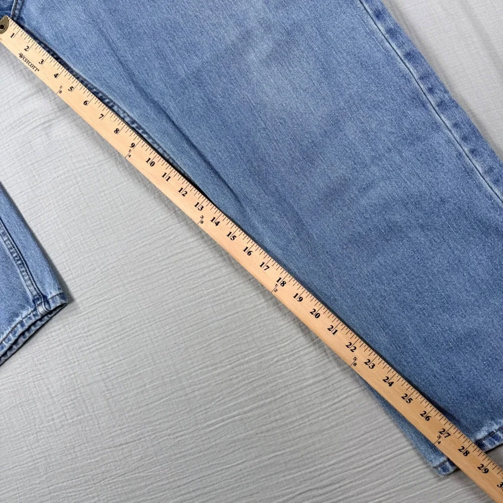 Y2K Levis 505 Jeans Mens 42x30 (38x28) Light Wash Blue‎ Denim Straight Relaxed