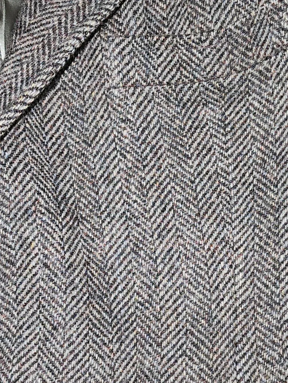 Vtg Pendleton Western Blazer Mens 46L Gray Wool Tweed Sport Coat USA Bi Swing