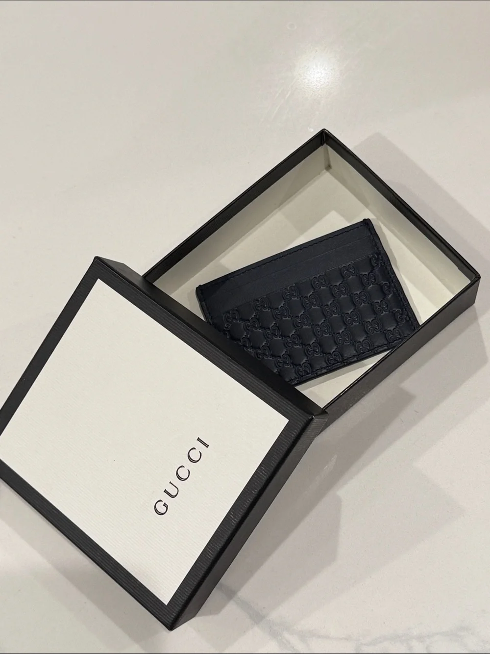 Gucci sleek navy