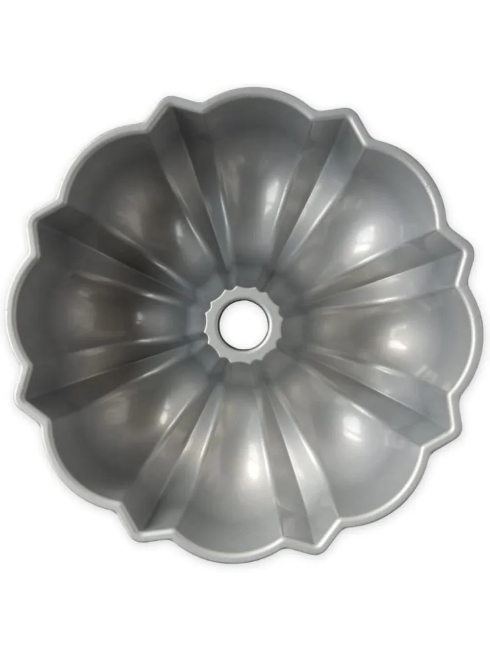 12-Cup Graphite Bundt Pan - Nonstick Bakeware for Perfect Cakes & Desserts