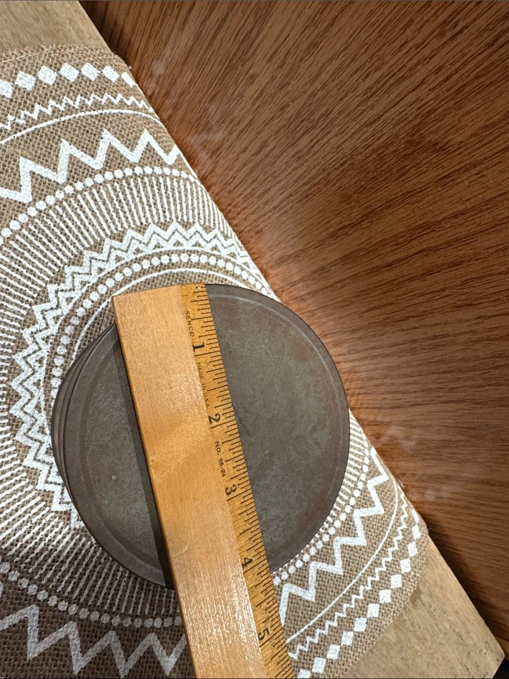 Vintage Round Metal Storage Tin for decor, display, upcycle, small item storage