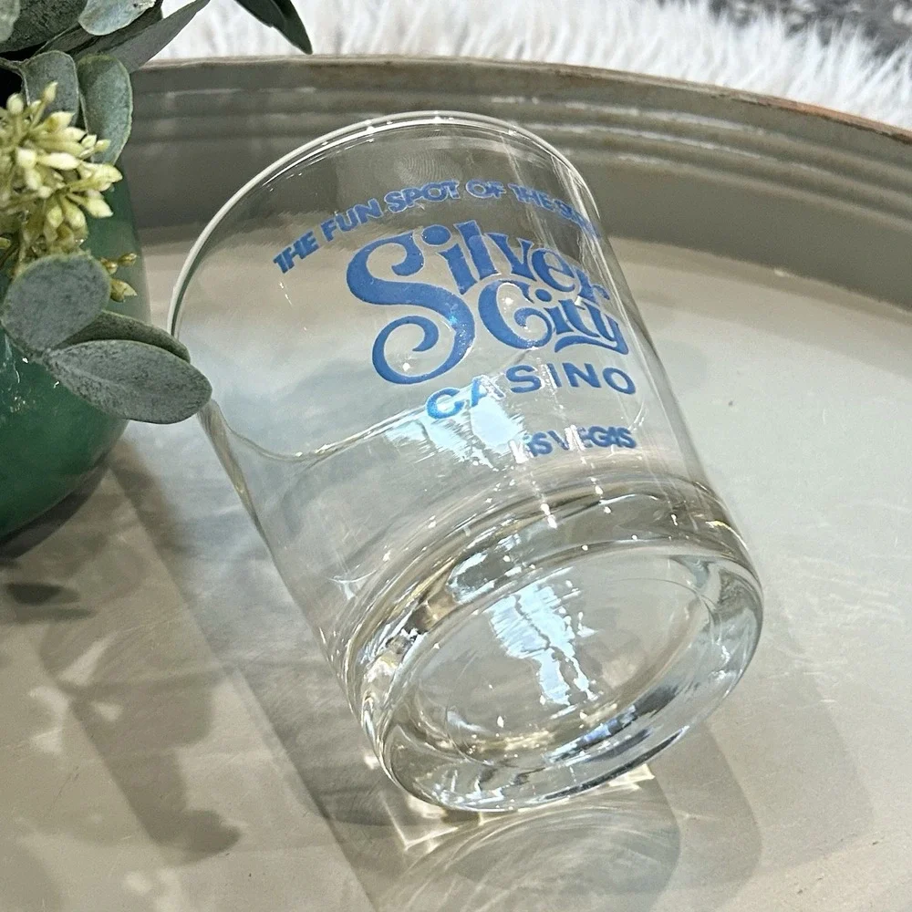 Vintage Silver City Casino Glass Las Vegas 