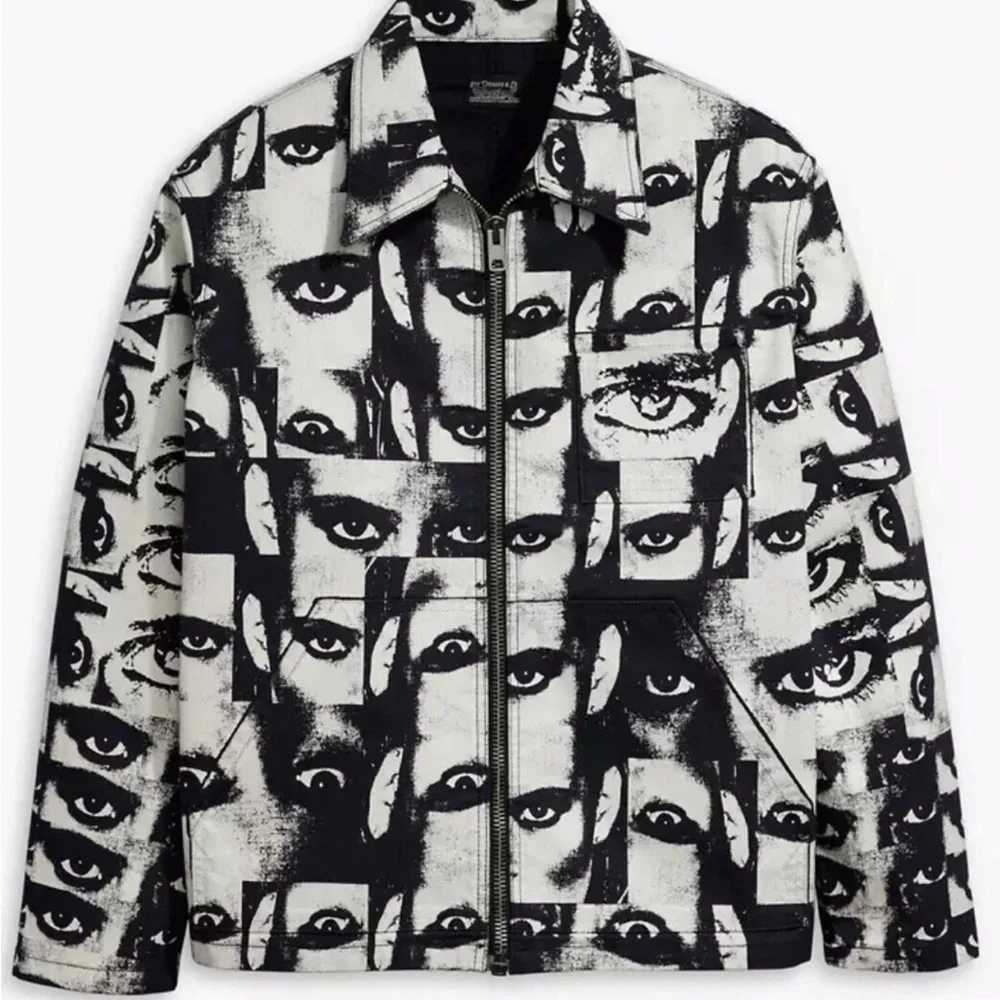 Levis x Roemello Ugale Skateboarding Garage Jacket Black/White Men’s Size L New