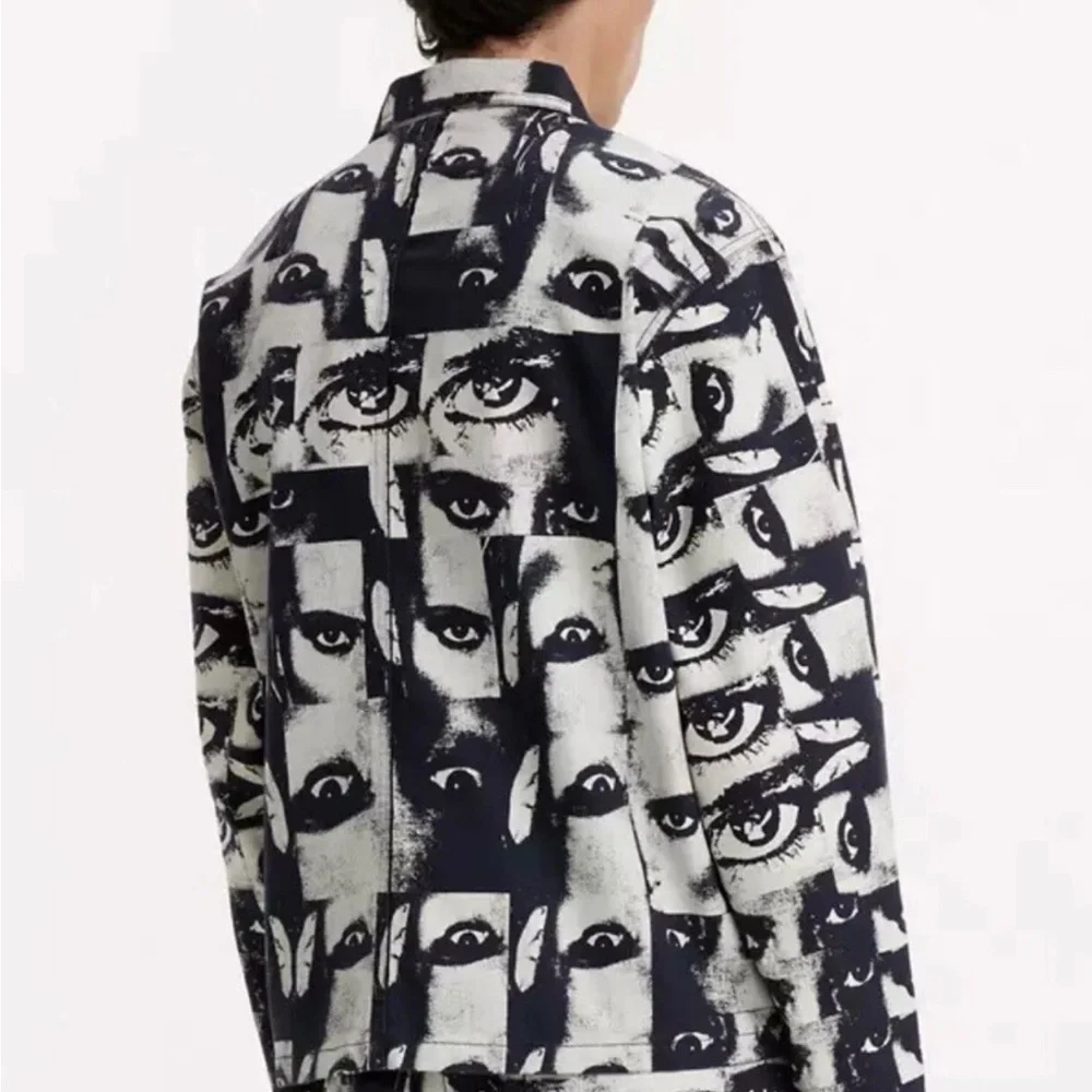 Levis x Roemello Ugale Skateboarding Garage Jacket Black/White Men’s Size L New