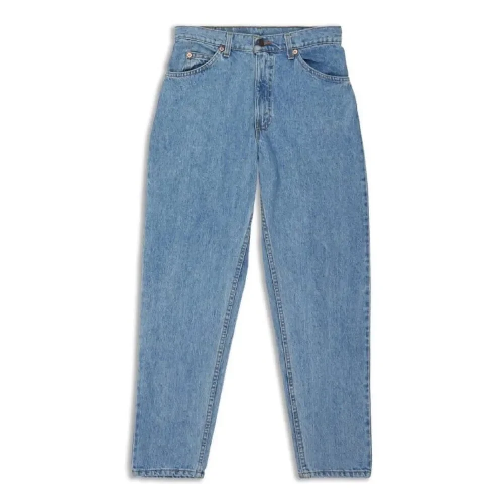 Levi's 550 Men's 100% Cotton Tapered Leg Relaxed Fit Medium Wash Denim Jeans W40