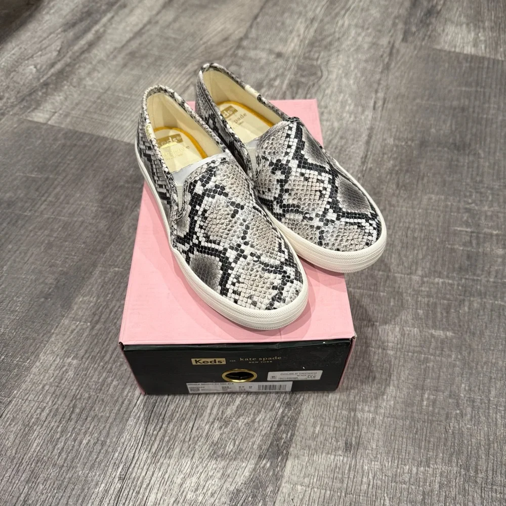 Keds X‎ Kate Spade New York Double Decker Snake-embossed Sneakers