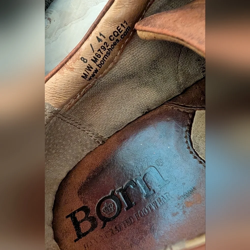 Born brown leather
