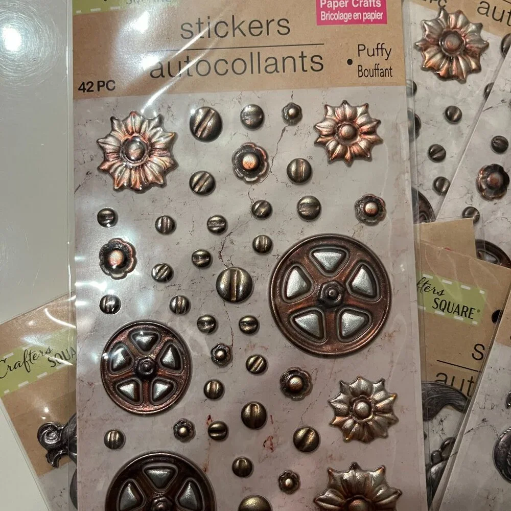 Crafters Square puffy stickers