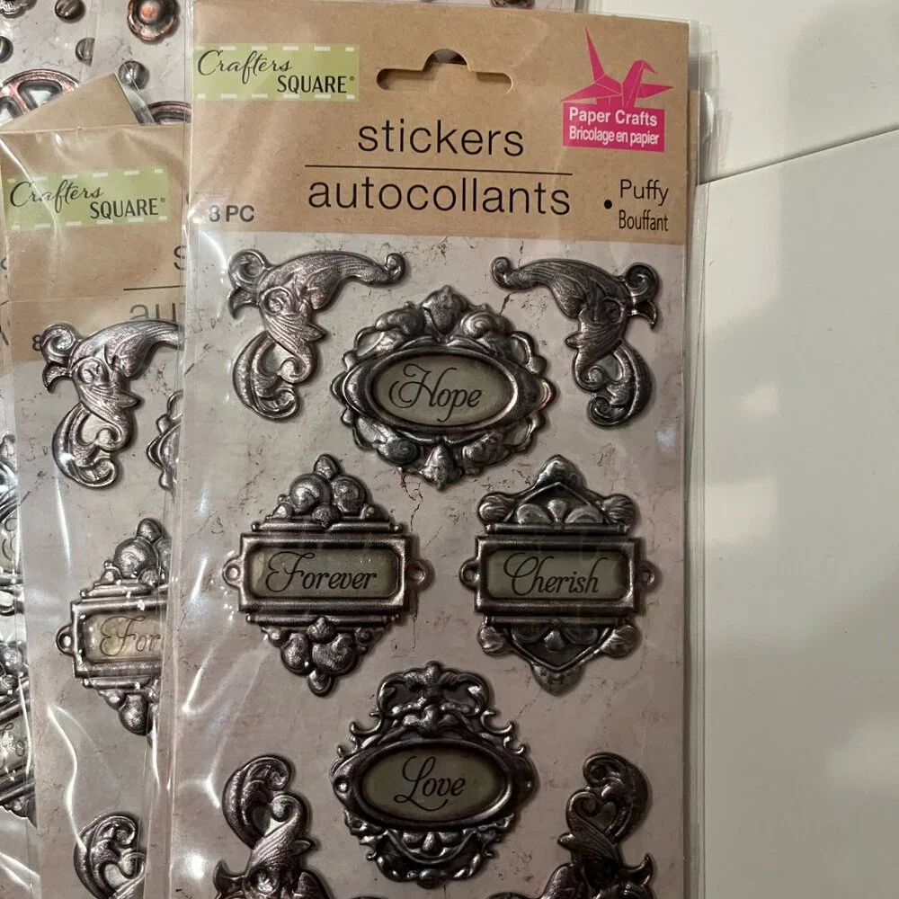 Crafters Square puffy stickers