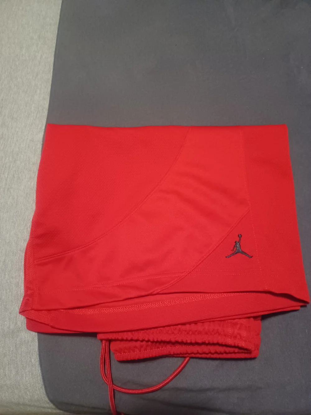 Jordan Mens Two-Pack Athletic Shorts — Navy and Red