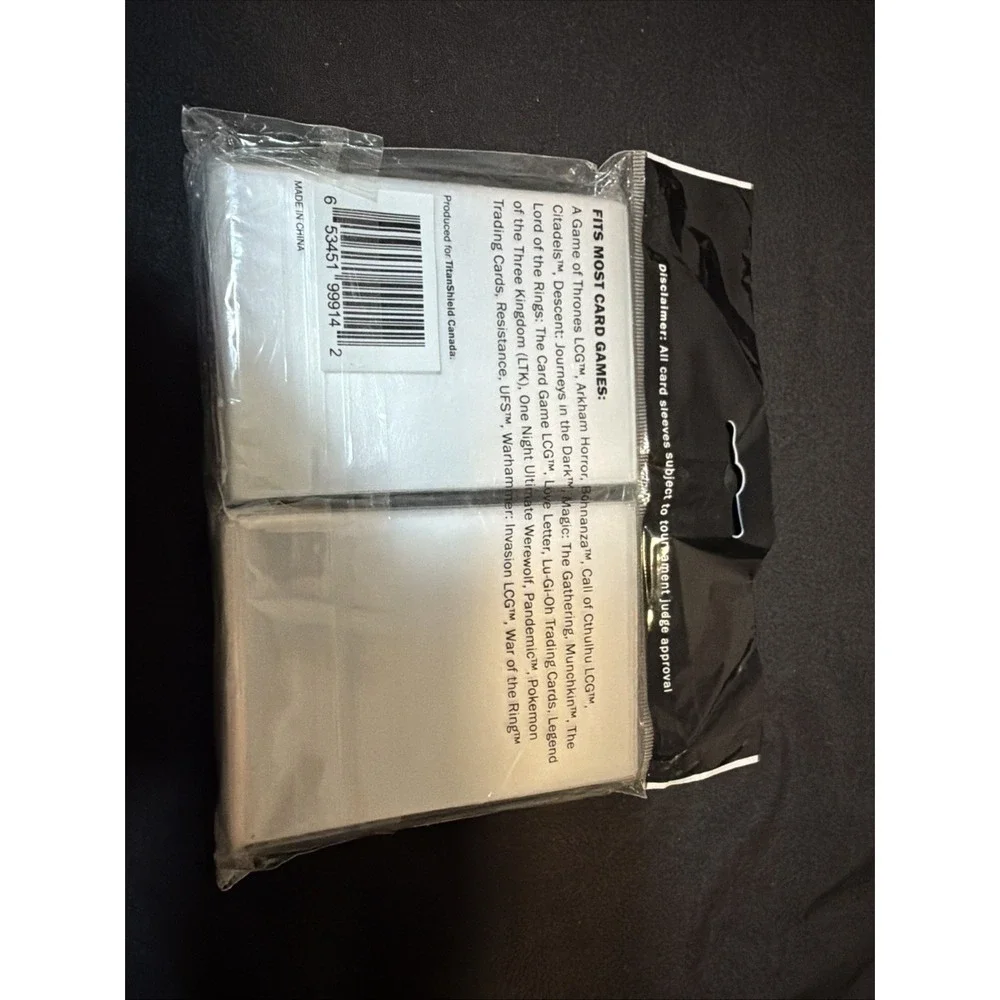 TitanShield Premium Card Sleeves | Compatible with Standard | 66x91mm, Clear