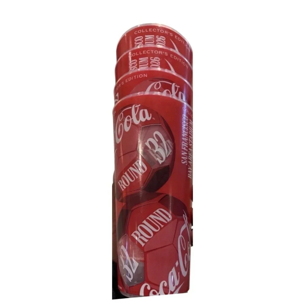 Coca-Cola FIFA World Cup 2026 Levi's Stadium SF Set of 4 Collector Cups Soccer