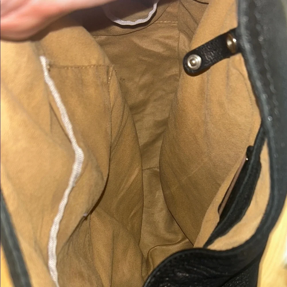 Jimmy Choo Authentic‎ Sky Black Leather Hobo