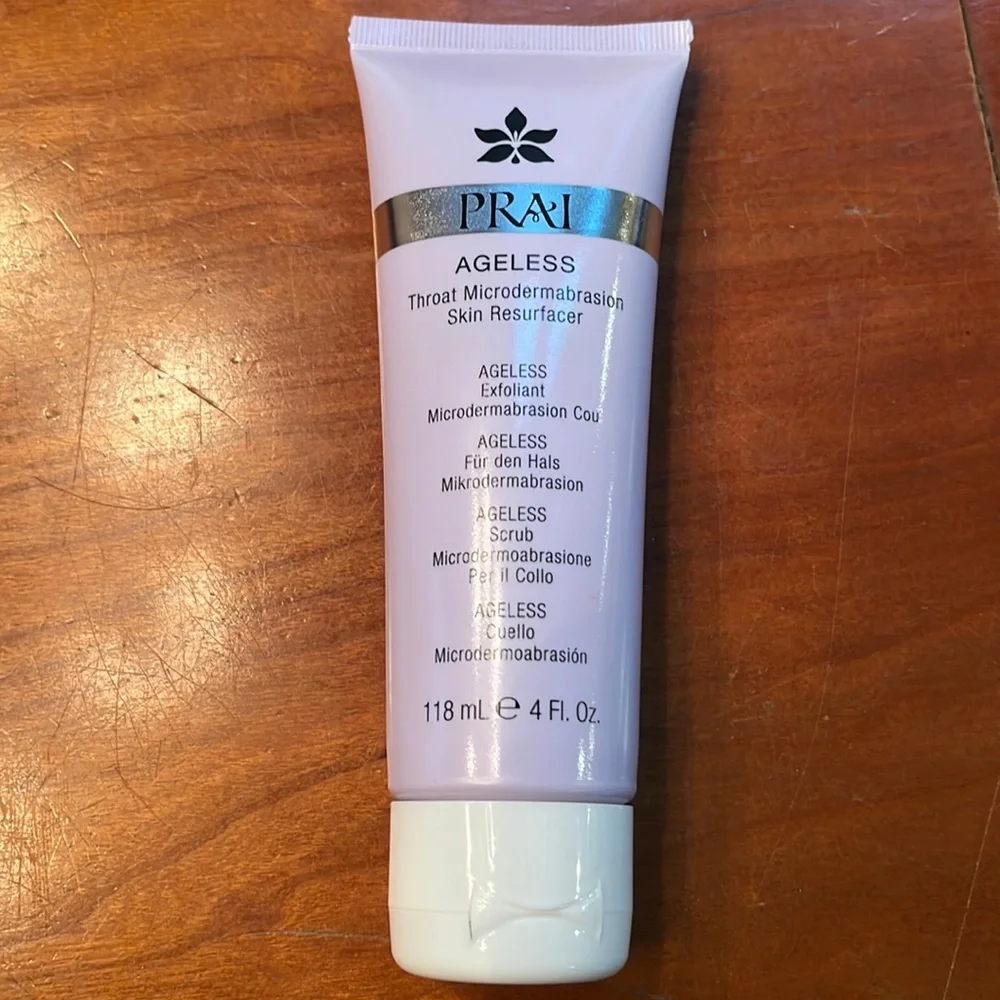NWT Prai Ageless Throat Microdermabrasion Skin Resurfacer New Factory Sealed 4oz