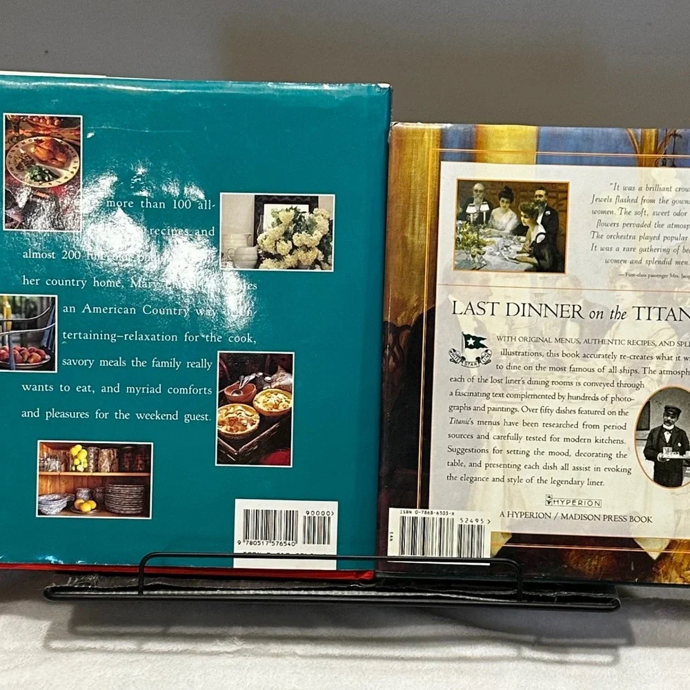 Hyperion Last Dinner on the Titanic & Mary Emmerling At Home in the Country Book