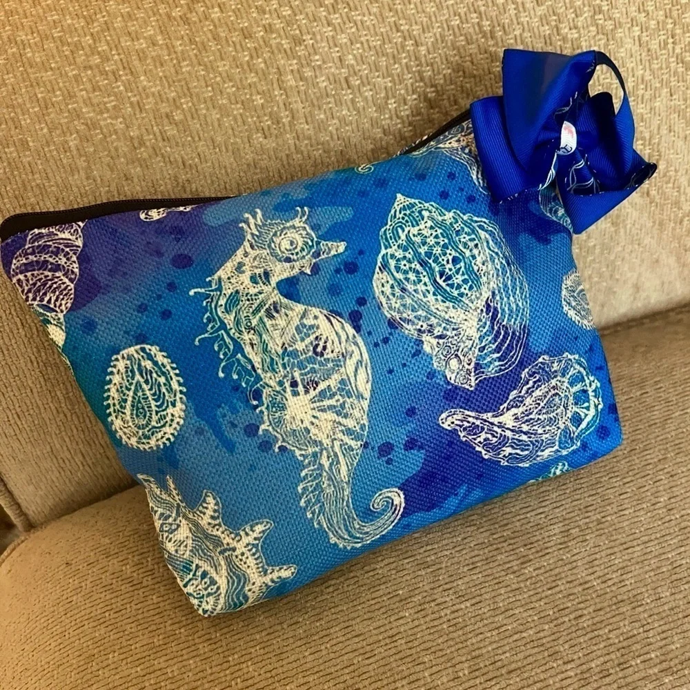 Victoria Leland Designs vibrant blue